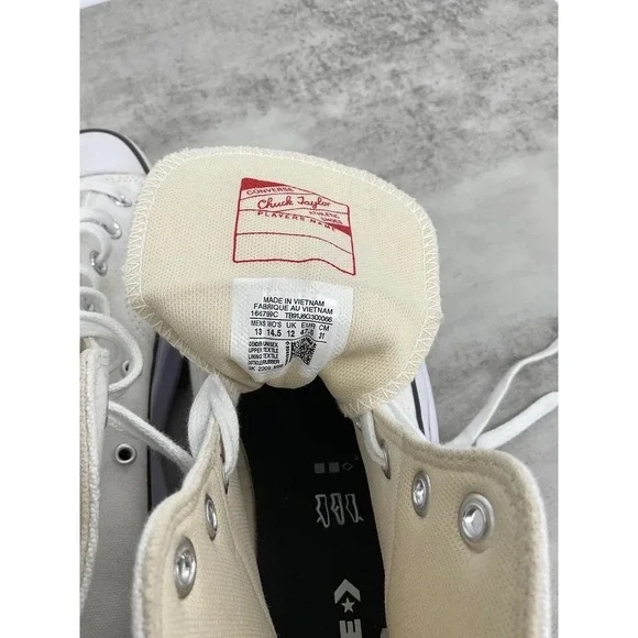 Converse Chuck Taylor Run Star Hike Platform High Top White Black Gum Men's 13 Sneakers